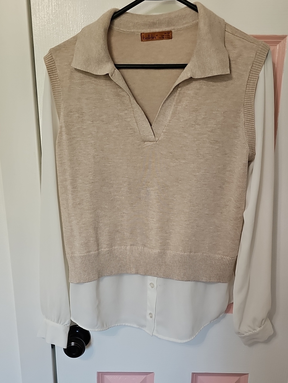 Belldini Neutral Beige Crewneck